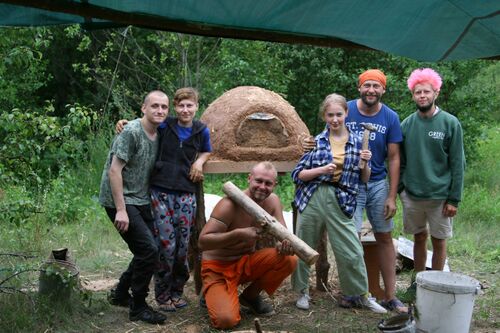 Belarus Rainbow Gathering 2023 - bread stove.jpg